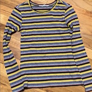 BB Dakota long sleeved stripped shirt